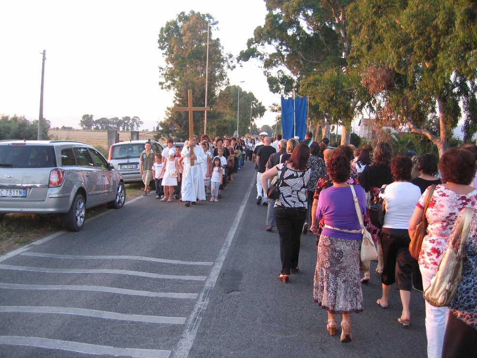 La processione a Prato Cesarino