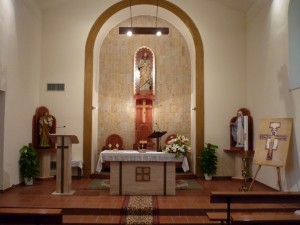 Interno della chiesa di Parato Cesarino